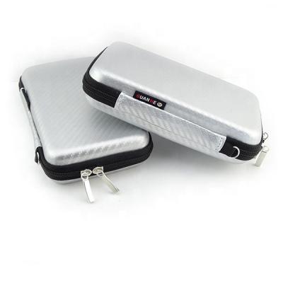 China Smoothing Silver Custom Logo DIY EVA Power Bank Case Organizer Box For Electronics for sale