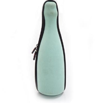 China Leather/PU/Fabric (Custom Portable Protective EVA Carrying Case Nylon Wine Glass Wine Bottle From China Factory for sale