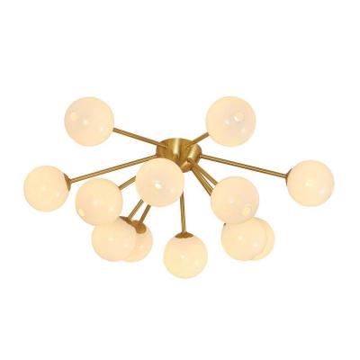 China Wholesale Modern Glass Ceiling Lights Indoor Modern Ceiling Pendant Chandelier for sale