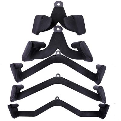 China Fitness Wohlstand Back Muscle Exercises 8pcs Gym Equipment Set Lowering Mag Handle Grips Fitness Accessories for sale