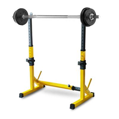 China Commercial Weightlifting Bed Support Barbell Household Frame Household Fitness Equipment Horizontal Push Up Squat Rack for sale