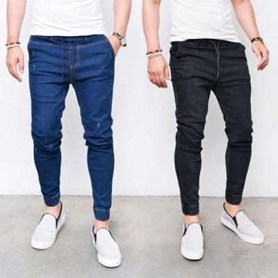 China Hot sale 2022 hombre biker jeans hot slim fit casual stretch blue formal skinny men plus size slim fit jeans for sale