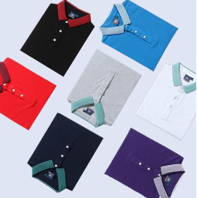 China Custom 2022 QUICK DRY Embroidered Printing Polo Shirts 100% Sublimation Mens T-shirts High Quality Cotton Plain Logo Mens Polo Shirts for sale