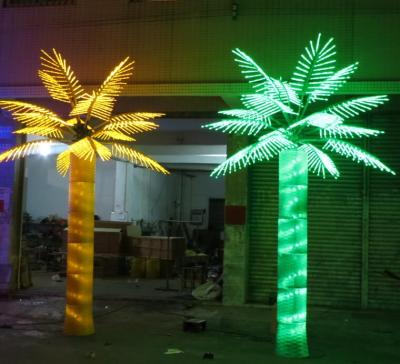 China interior & Exterior Decoration Factory Price Lighted Washington Palm Tree LED For Exterior Decoration for sale