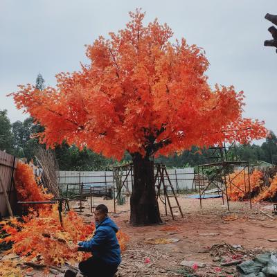 China Decoration Large Maple Traditional Romantic Artificial Plastic Tree Branches Artificial Trees for sale