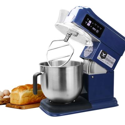 China Bowl-Lift Design High Efficiency and Widely Used Stainless Steel Blue Vertical Electric Mixer TB12L-800 Automatic Food Mixer for sale