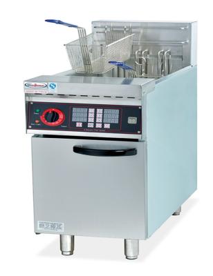 China Freestanding Stainless Steel Electric Fryer Adjust Time Control Time for sale