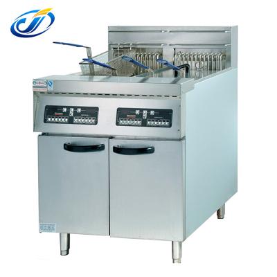 China Digital Stainless Steel 2-Tank Electric Fryer for sale