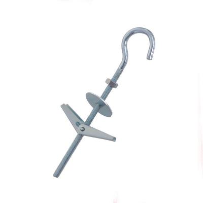 China Toggle Anchor Surface Treatment M5*90 Spring Toggle / Gravity Metal Fasteners Butterfly Toggle Anchors for sale