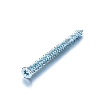 China Wholesale Black Concrete HEX Screws Stainless Steel 60mm Tapping Screws Chamfering Head for sale