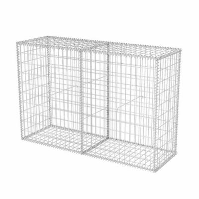 China Easily Assembled Galvanized Hot Dip Cage / Stone Gabion Box For Gabion Garden Decoration for sale