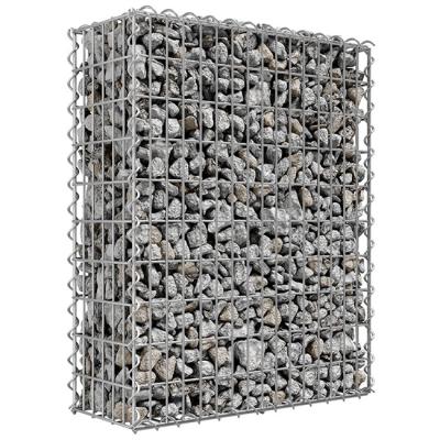 China Easily Assembled Galvanized Gabion / Gabion Basket Box /Gabion Stone Retaining Wall PVC Coated Cage for sale