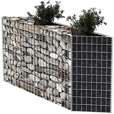 China Easily Assembled Galvanized Welded Steel Wire Gabion Mesh Gabion Cages Welded Iron Gabion Basket Box Low Prices for sale