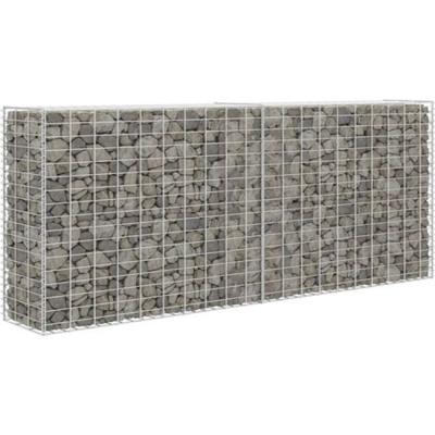 China Easily Assembled Galvanized Welded Garden Wire Clamping Stone Gabion Basket for sale