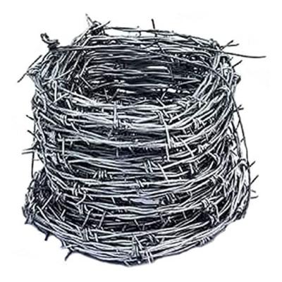 China Protective Construction Hot-Dipped Galvanized Barbed Wire Price Per Roll for sale