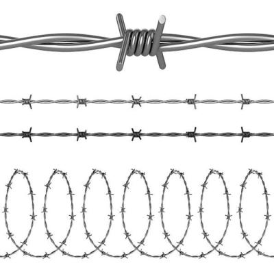 China Construction Factory Direct Sales 16*12 Protective Barbed Wire Fencing Prices Secure Barbed Wire Fence for sale