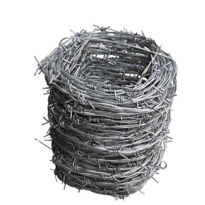 China Construction Protective Razor Barb Wire Price Per Roll Galvanized Import Barbed Wire 500M for sale