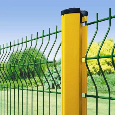 China Bending Column Peach Shaped Triangle Fence Temporary Fencing For Easily Assembled Community for sale