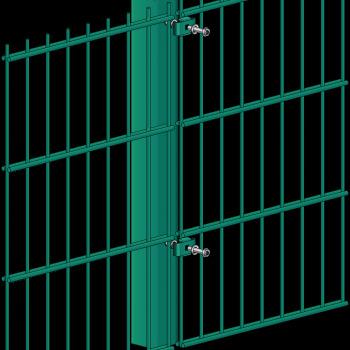 China Easily Assembled Double Welded Wire 868 /656 Fence Panel Twin Bar Wire Mesh for sale