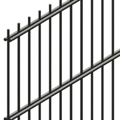 China Easily Assembled High Tensile Double Wire 656 Or 868 Hot Dipped Galvanized Welded Mesh Fence for sale