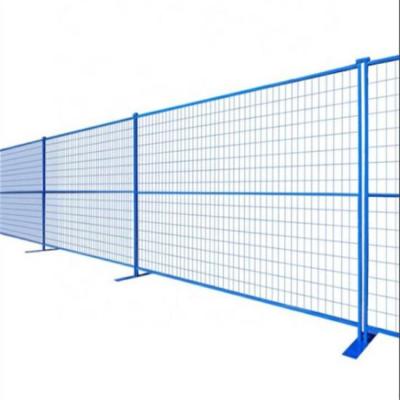 China Canada Used Temporary Galvanized Steel Construction Site Fence Easily Assembled for sale