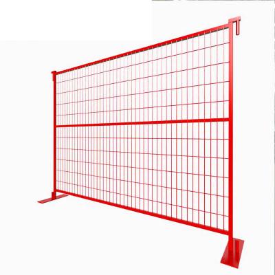 China Easily Assembled Canada Standard Construction Canada 60X150Mm Exterior Temporary Fence for sale