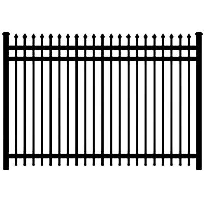 China Garden Steel Zinc Spray-Paint Villa Anti-Climb Good Quality Zinc Fence Easily Assembled Steel Fence for sale