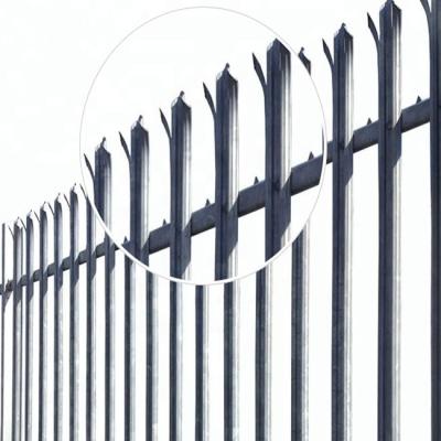 China 2021 Easily Assembled Metal Fence Panels Wrought Iron Zinc Steel Barrier for sale