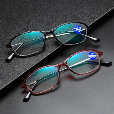 China 2021 fashionable blue light presbyopia glasses men's and women's classic anti presbyopia glass comfortable, simple and stylish for sale