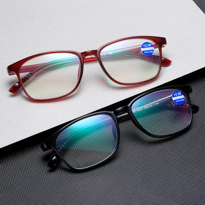 China For Reading Glass TR90 Presbyopic Blue Drop Presbyopia Glasses For Elderly Ultra Light Frame Manufacturers Wholesale for sale