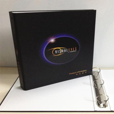 China PU Paper Folder With New Promotional Gifts Fashion Presentation Luxury Ring Binder Notebook Clip Folder for sale