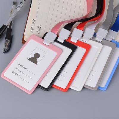 China New Design Eco-friendly High Quality PP Waterproof Personal Name Badge Strap Band Bus Meal Membership Card Holder for sale