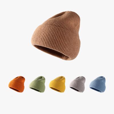 China Winter COMMON fashion women wool beanie hats men outdoor knitted warm beanies wholesale for sale