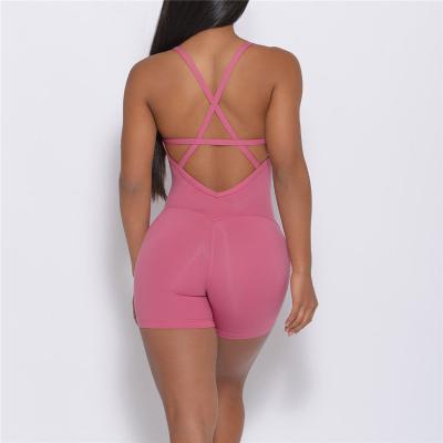 China New Fashion Breathable Yoga Overalls High Quality Body Training Fitness Back Ballet Dance Sports Leggings For Women for sale