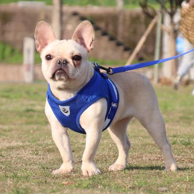 China Wholesale High Quality Traction Rope Dog Strap Dog Chest Padded Pet Chest Vest Style Reflective Harness for sale