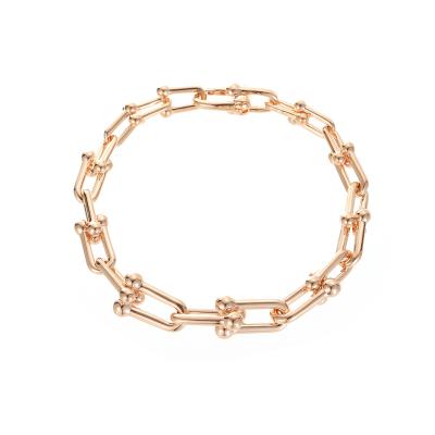 China Fashion Spot wholesale high-quality large chain bracelet women's adjustable hand jewelry for sale