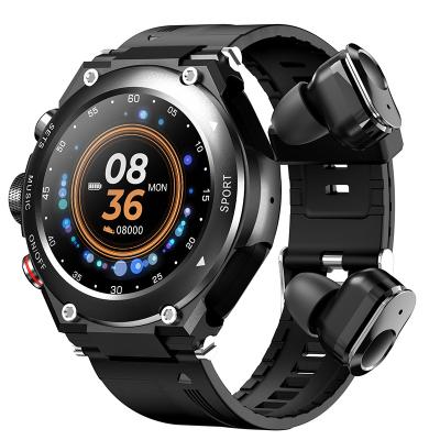 China 2022 APP Control Fashion Digital Touch Screen Sport IP67 Waterproof Smart Watch With TWS Earbuds for sale