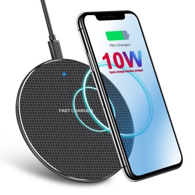 China Wireless Charging Mobile Phones Pad 10W Magnetic Fast Wireless Charging Mobile Phone K8 Qi Wireless Charger for sale