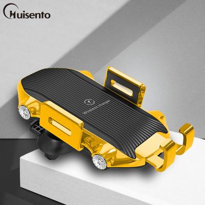 China Brand New HUISENTO Mobile Phone Auto Motor Maintaining Car Sensor Mobile Smart Car Charger15w Wireless Charger for sale