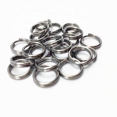 China Hypoallergenic Solid Titanium Jump Ring Connector Jewelry Making Handmade DIY 100 Buckle Split Double Rings 10mm 12mm 14mm for sale