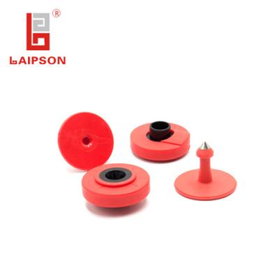 China Cattle pig sheep ID LAIPSON 30MM rfid ear tag animal rfid ear tag for cattle for sale