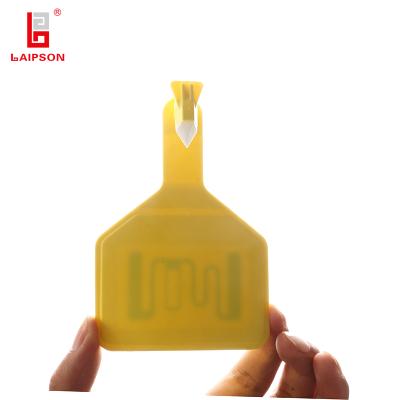 China Cattle Number Super-maxi UHF RFID Cattle Counting LAIPSON ID Ear Tags 860-960mhz for sale