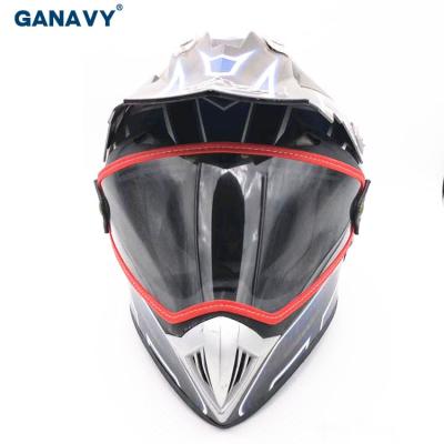 China Anti Windproof Most Popular Transparencies Material PC Anti Fog Motorcycle Helmets Sun Visor Windproof Lens for sale