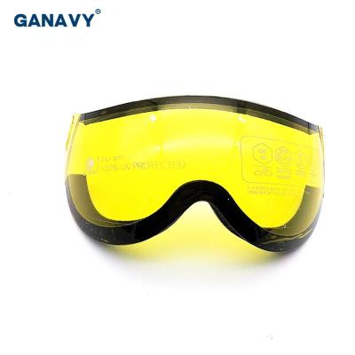 China Anti-fog Winter Snowboarding Sports UV400 Glasses Anti-fog Spherical Ski Goggles Lens for sale