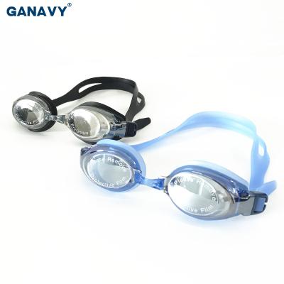 China Anti Fog Waterproof Swimming Goggles With Transparent Lens Silicone Optical Myopia Swimming Goggles for sale