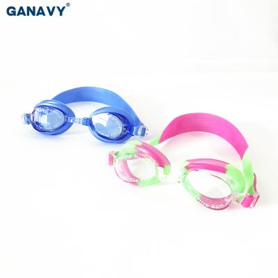 China Hot Sales Waterproof Children Swimming Goggles Eye Protection Anti-fog Silicone Swimming Goggles for sale