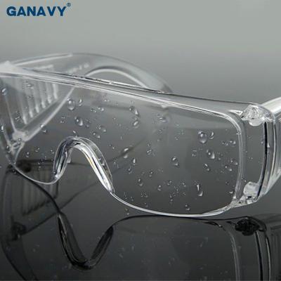 China Motorsports Outdoor Clear Eyes Safety Sports Goggles Clear Plastic Windproof Goggles Anti-Blue Water Fog Glasses Protector for sale