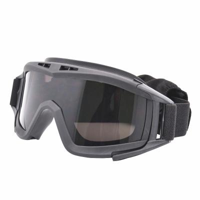 China High Quality High Impact 532NM 1064NM Laser Airsoft Military Anti Shooting Shooting Windproof Safety Protective Military Tactical Goggles for sale