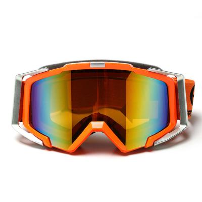 China Custom Logo TPU Frame PC Windproof Lenses Designed Eyewear Motorcycle Motor Cross CE Approved Goggles for sale