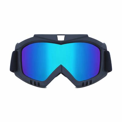 China Custom PC Frame Logo TPU Anti Windproof UV And Wind Proof Anti Scratch Dustproof UV And Wind Proof Lenses Designed Cross Eyewear Motorcycle Motor Goggles for sale